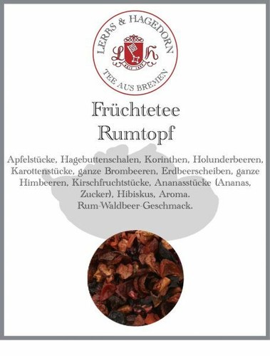 Früchtetee rumtopf 1kg - rumtopf,