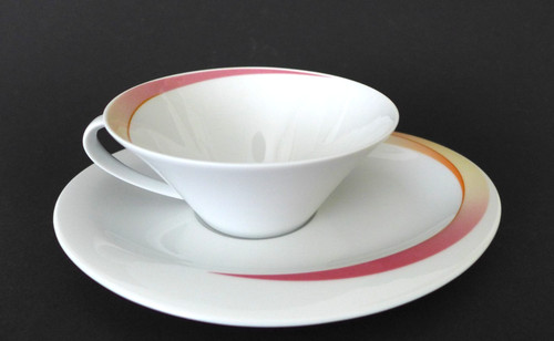 Eine teetasse mit - eine, untertasse