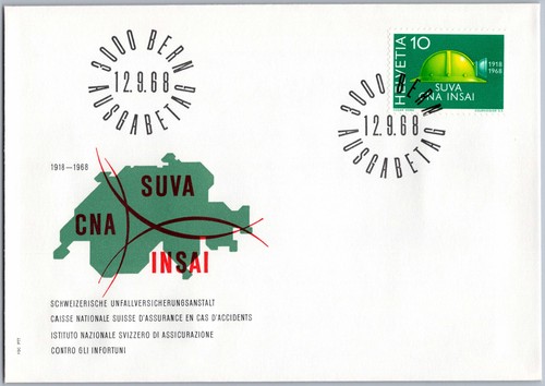 Schweiz fdc bern 1968 - fdc,