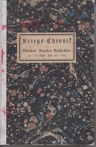 Kriegs chronik der - der, münchner