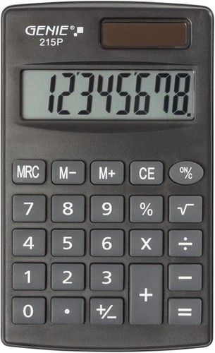 Genie 215 taschenrechner - genie, p