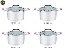 Induktionstopf, Edelstahl