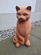 KATZE SITZEND aus TERRACOTTA