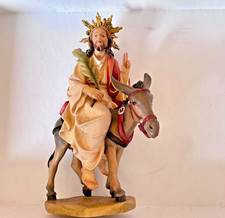 Figur Jesus auf Palmesel Holz