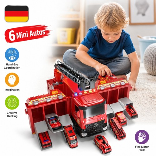 3in1 spielzeug feuerwehrauto - 3in1,