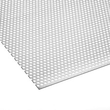 Lochblech Stahl Blank 1000 mm