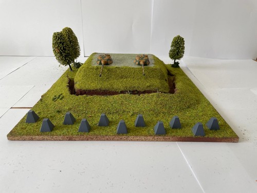 Militär diorama panzertürme - militär,