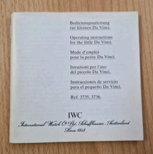 IWC Schaffhausen Booklet