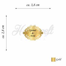 10 STK. Selbstklebende Plexiglas mit Gravur für Hochzeit, Verlobung, Kiz Isteme