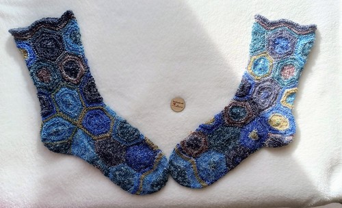 Sechseck socken wollsocken - sechseck, socken,wollsocken