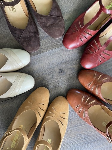 Paar vintage damenschuhe - 5,