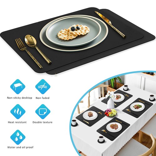 6er platzsets leder - platzsets, tischset