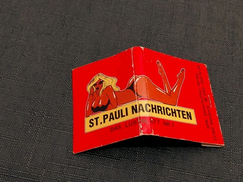 Streichholzheftchen pauli - streichholzheftchen,, st.pauli