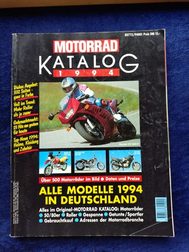 Motorrad katalog 1994 ducati - 1994,