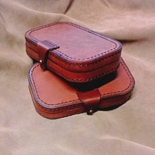 Leather Fly Fishing fly box /