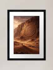 Ancient Spiral Cliff Monument