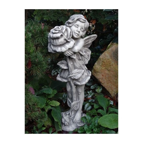 Steinfigur skulptur flower - skulptur,