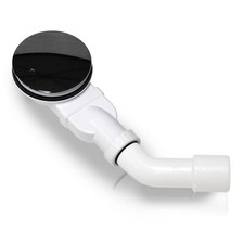 Ablaufgarnitur SET Siphon 90mm mit Geruchsverschluss & Haarsieb für Duschtasse
