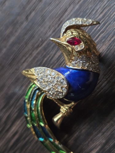 Brosche vogel - brosche,