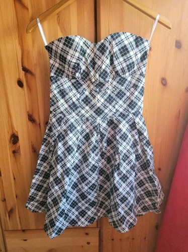 Kleid schwarz weiß - kleid,