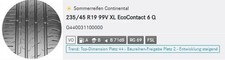 Sommerreifen 235/45R19  99V