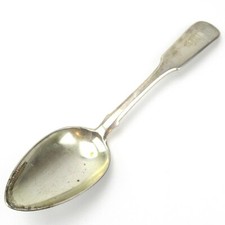 Russischer Löffel 875er Silber 84 Zolotniki 1874 Gravur Grafenkrone Spatenmuster