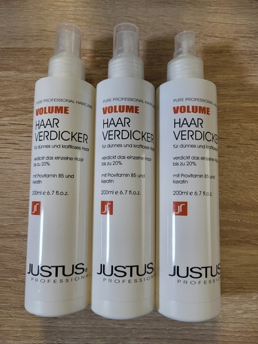 Justus haarverdicker 3x200ml - haarverdicker,