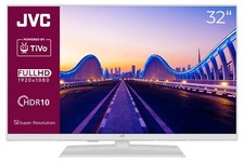 JVC Smart TV 32 Zoll LED TV 32 Zoll Fernseher WLAN Full HD Triple Tuner HDR Weiß
