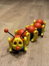 Kiddicraft Raupe Nachziehtier Vintage Rar guter Zustand 