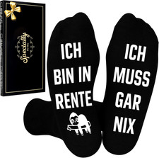 Rentner Geschenk Mann Socken