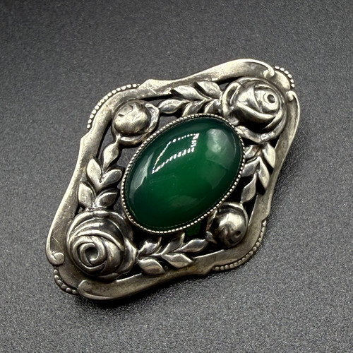 Antike jugendstil chrysopras - jugendstil,