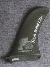F2 Finne High Wind Lite Carbon ca 1989 Windsurf Slalom Fin