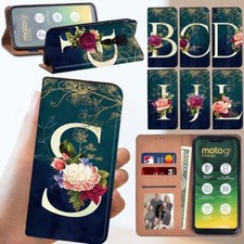 Passend für Motorola Moto E15/G05/G15/G75 Handyhülle PU Leder Brieftasche Book Cover