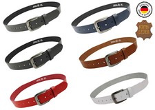 4cm echte Büffelleder Gürtel Herren Jeans Leder  in 6 Farbe Made in Germany NEU