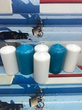Restposten 6x Stumpenkerzen