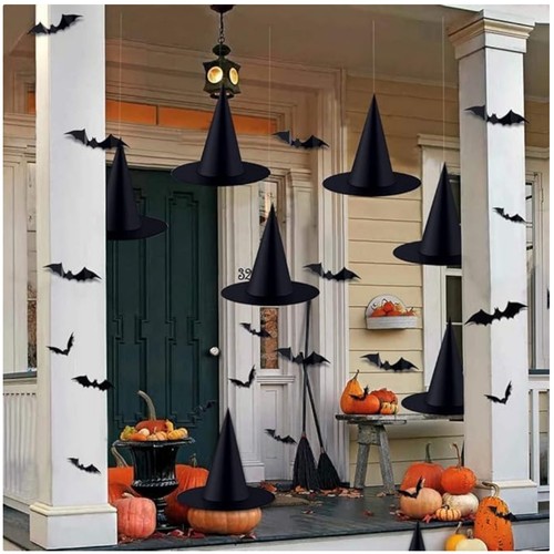 Halloween hexenhut schwarz - halloween,