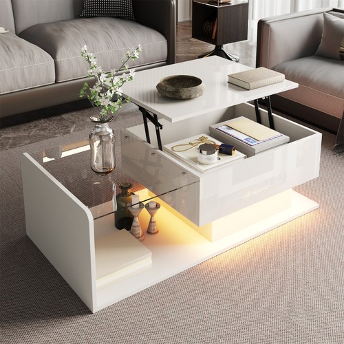 Glas couchtisch - glas,