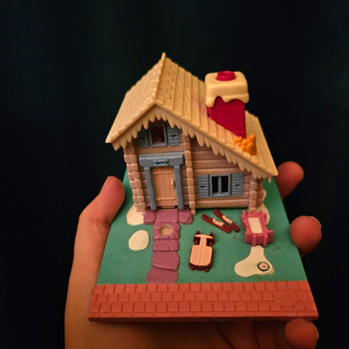 Vintage polly pocket ski - vintage,