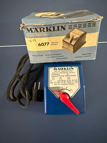Märklin fahrregler 6077 - märklin,