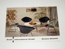 Vintage Knoll International - Harry Bertoia Modelle - Prospekt (60er Jahre)