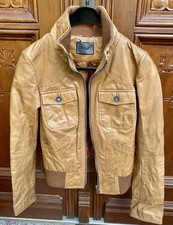 Lederjacke Only Damen M Cognac