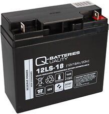 Q-Batteries BLEIAKKU 12V 18AH AGM BLEI-AKKU 12VOLT 18A VDS 17AH 17A SOLAR 20AH 