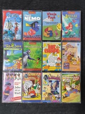 12x Kinder Hörspiel Kassetten Konvolut MC Vintage Rare Sammlerstück Disney Europ