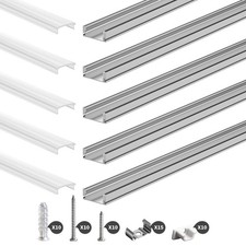 5x1m LED Aluprofil Aluminium