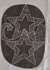 2 Sterne, Engel, Mond, Metall