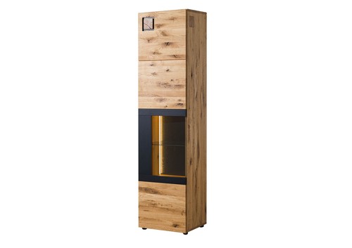 Vitrine wildeiche 50x43 5x204 - vitrine,