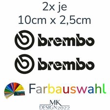 Aufkleber passend für Brembo Bremssattel Auto Motorrad Sponsoren Sticker 2x 10cm