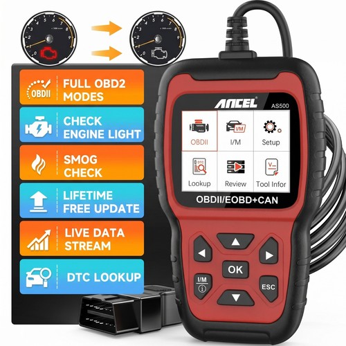 Ancel as500 profi - profi, obd2