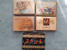 5 alte Pralinen Schachtel Gebr. Stollwerck  A.G. Köln