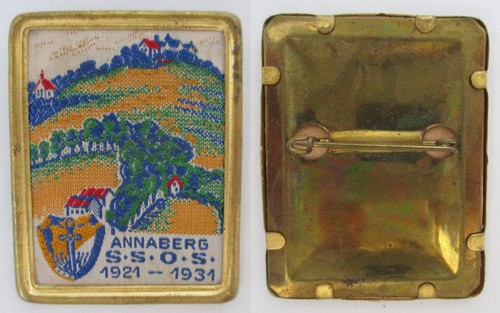 Gesticktes abzeichen annaberg - abzeichen,